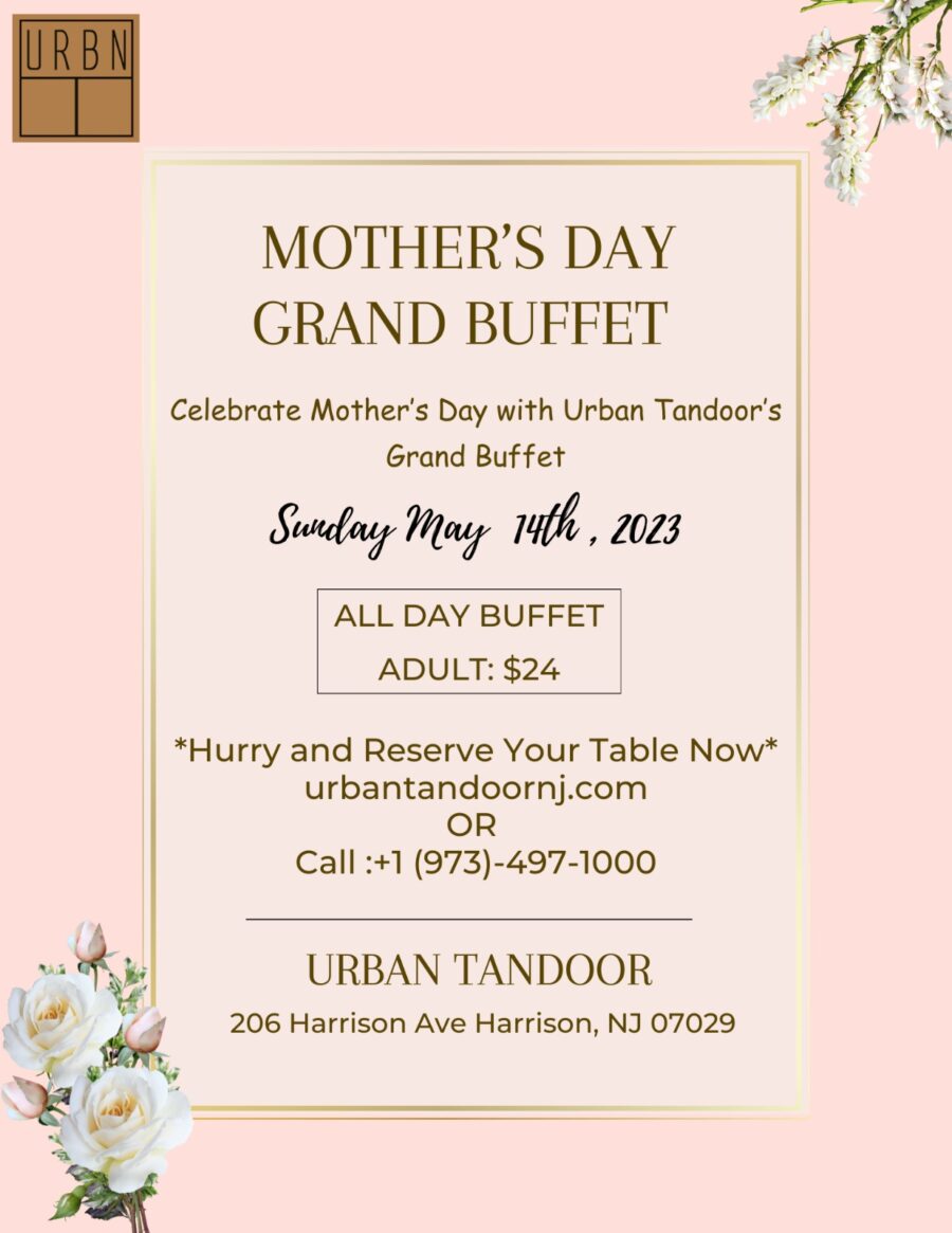 Mothers Day Brunch Buffet on Sunday May 14, 2023